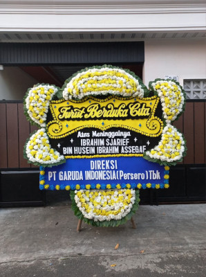 Papan Bunga Duka di Tanjungraya