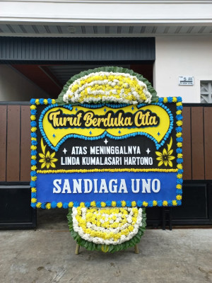Papan Bunga Duka di Tanjungraya
